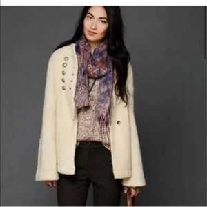 Free People Sergeant Bell Sleeve Jacket Military